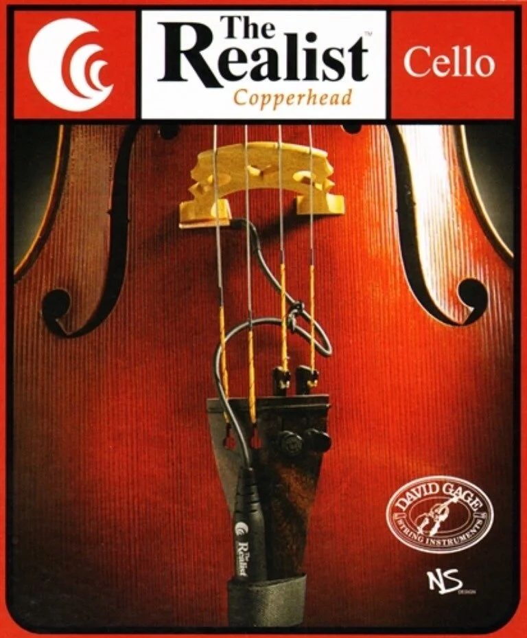 The Realist Copperhead Cello Pickup — Terra Nova Violins